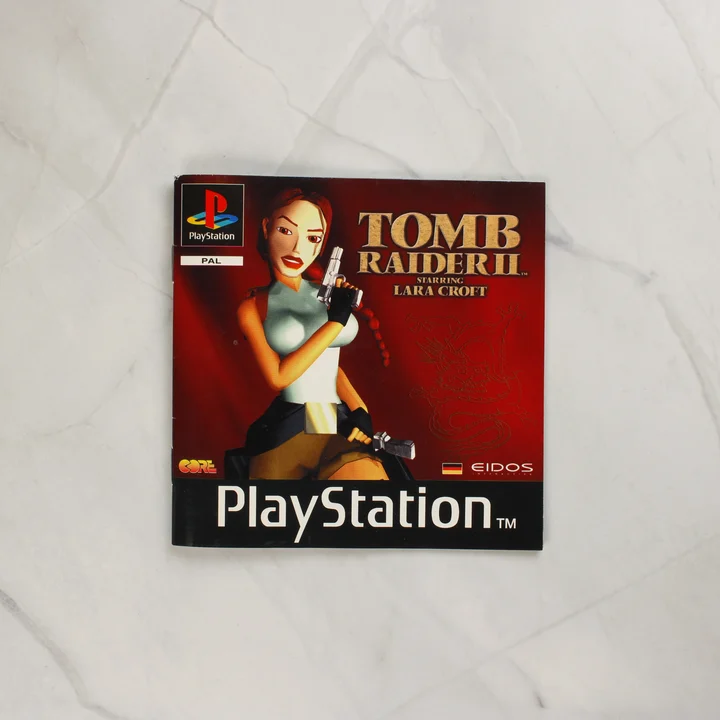 Tomb Raider II PS1 kézikönyv Tomb Raider II PlayStation játék kézikönyv