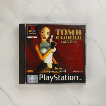 Tomb Raider II PlayStation játék tokja elölről