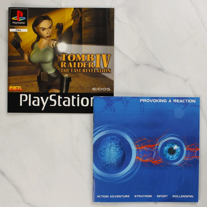 Tomb Raider IV: The Last Revelation útmutató és kiegészítő füzet