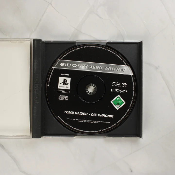Tomb Raider: Die Chronik PlayStation játéklemez