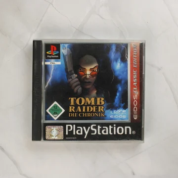 Tomb Raider: Die Chronik PlayStation játék előlapja