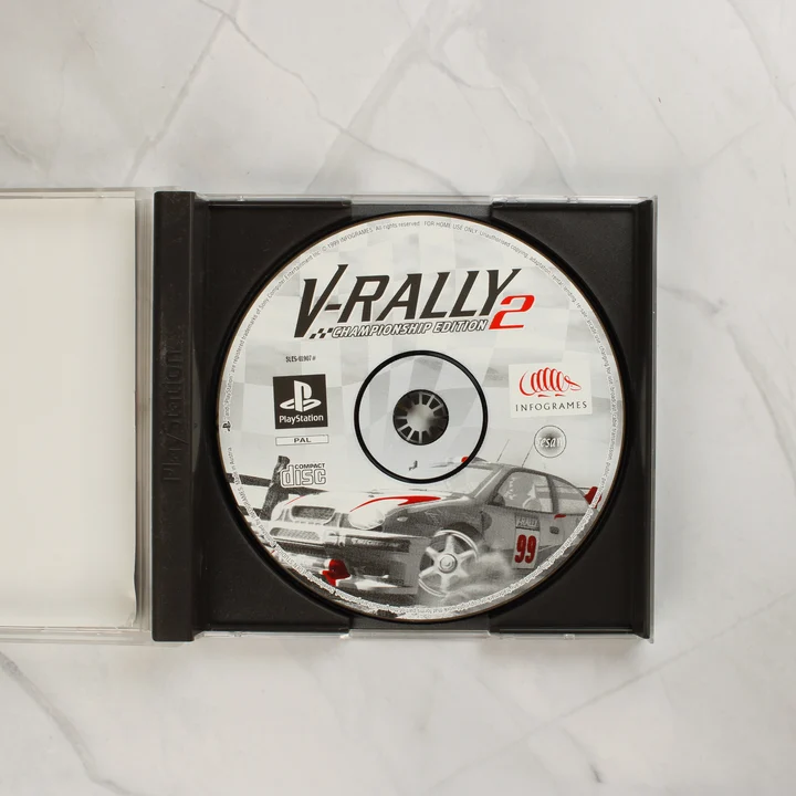 V-Rally 2 Championship Edition PlayStation lemez a tokban