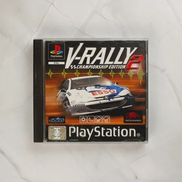 V-Rally 2 Championship Edition PlayStation játék tokja elölről