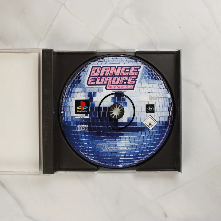 Dance Europe PlayStation játéklemez a tokban