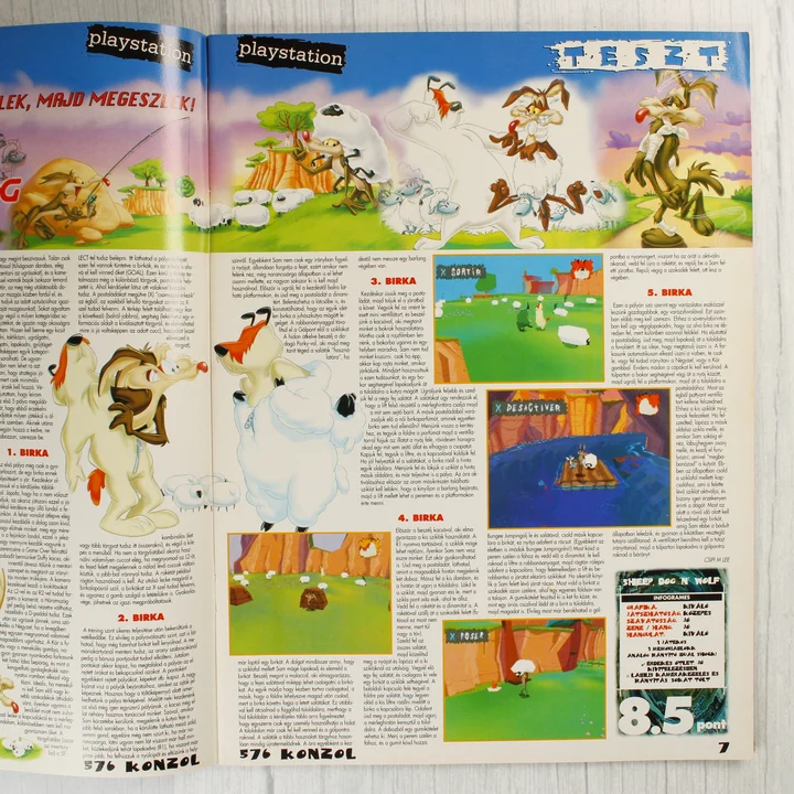 576 Konzol játékteszt A Sheep, Dog 'n' Wolf játék tesztje az 576 Konzol magazinban.