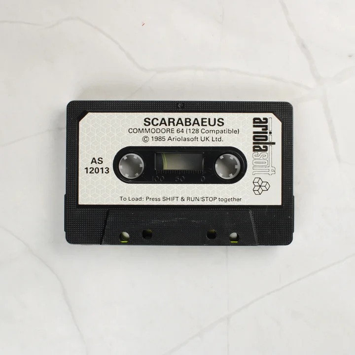 Scarabaeus szoftverkazetta Scarabaeus videójáték kazetta Commodore 64-hez