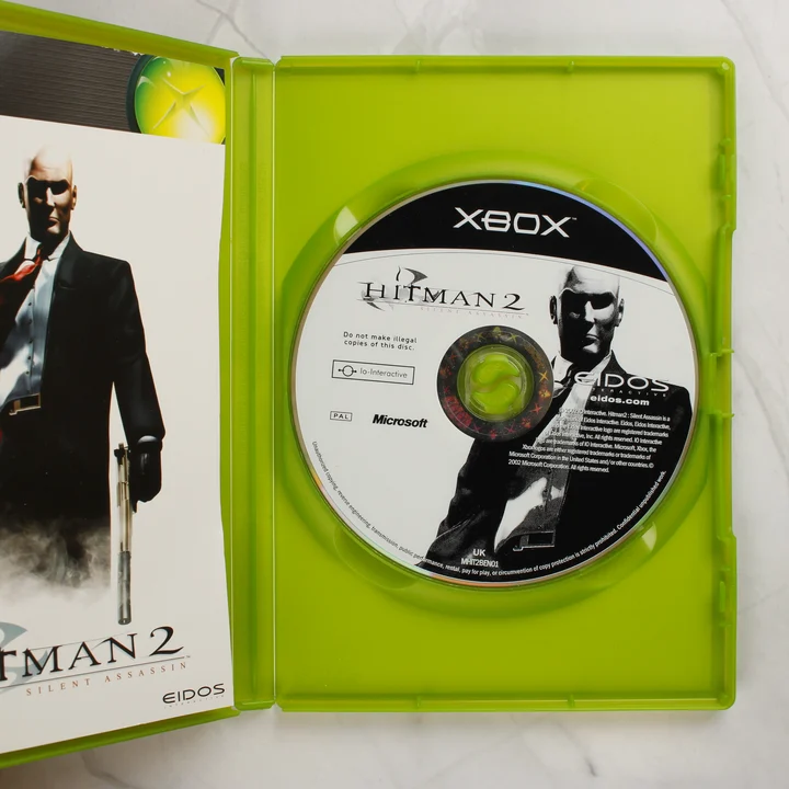 Hitman 2 Silent Assassin Xbox játéklemez a tokban