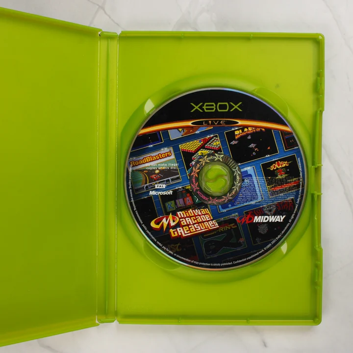 Midway Arcade Treasures Xbox lemez a tokban