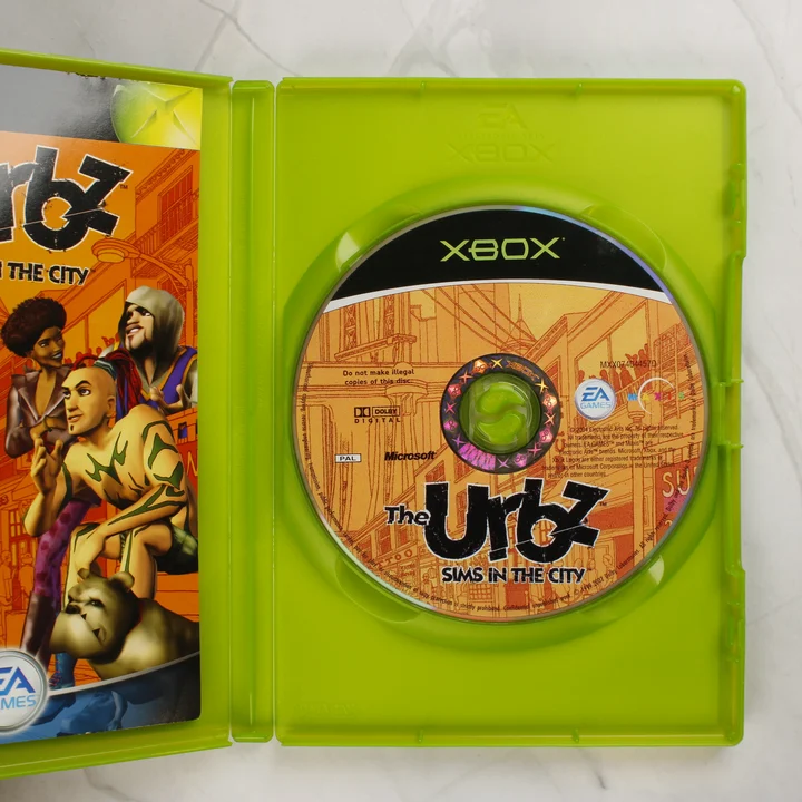 The Urbz: Sims in the City Xbox játéklemez a tokban