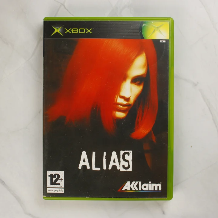 Alias Xbox játék előlapi borítója