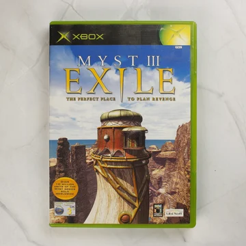Myst III Exile Xbox játék borítója