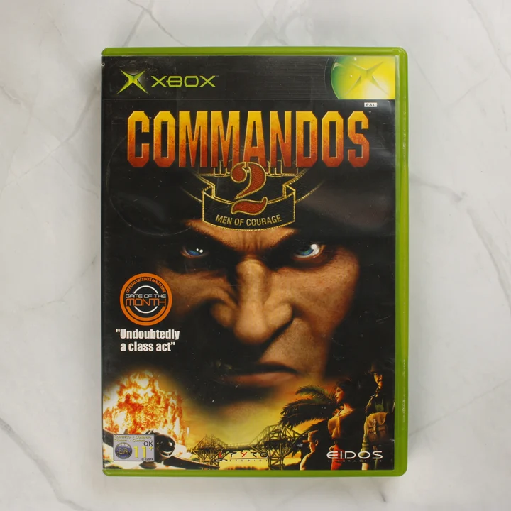 Commandos 2: Men of Courage Xbox játék előlapja