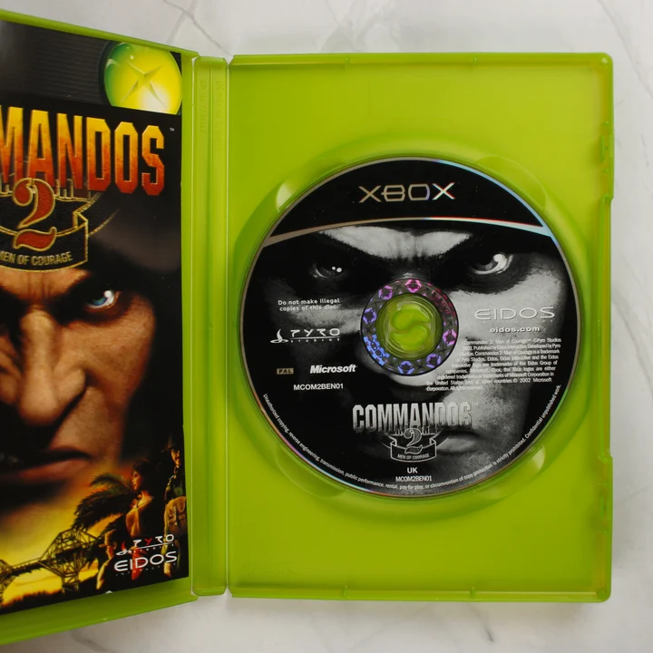 Commandos 2: Men of Courage Xbox játéklemez a tokban