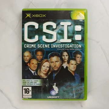 CSI: Crime Scene Investigation Xbox játék előlapja