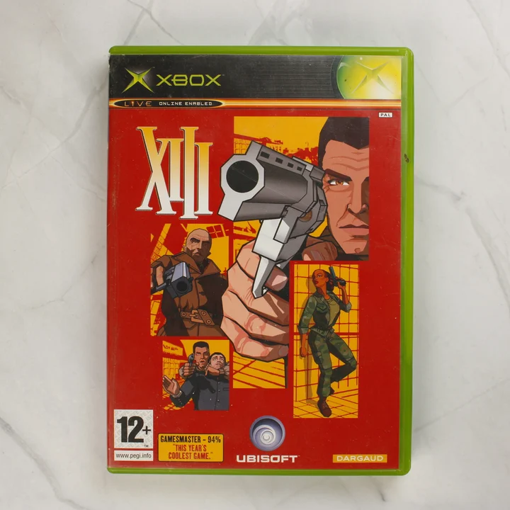 XIII videójáték Xbox tokjának előlapja
