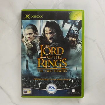 The Lord of the Rings: The Two Towers Xbox játék előlapja