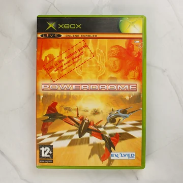 Powerdrome Xbox játék tokjának előlapja