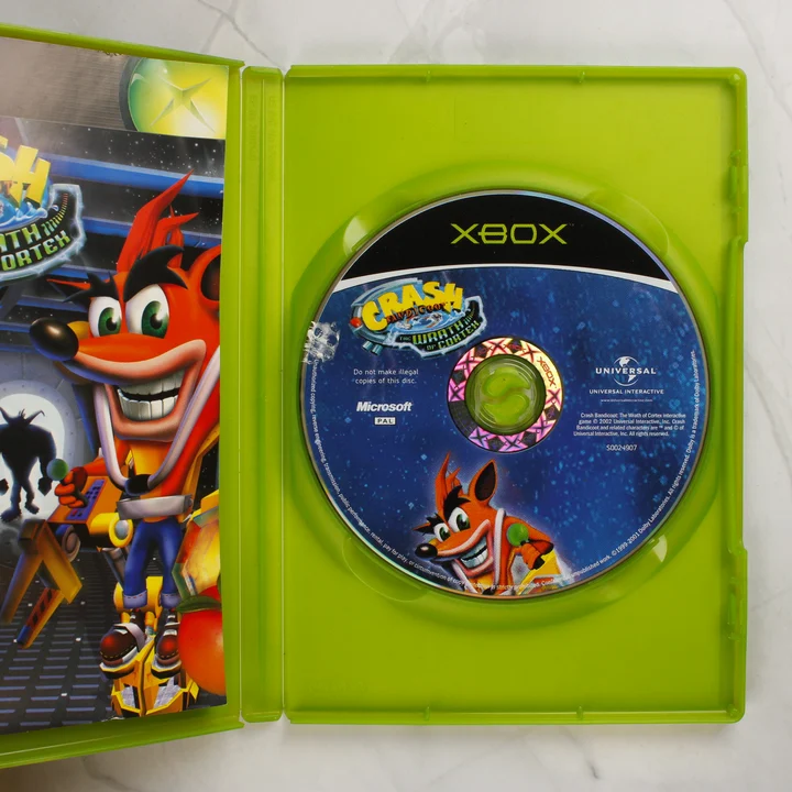 Crash Bandicoot Xbox lemez Crash Bandicoot The Wrath of Cortex Xbox játéklemez a tokban