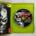 The Terminator: Dawn of Fate Xbox játék nyitott tokban lemezzel és útmutatóval