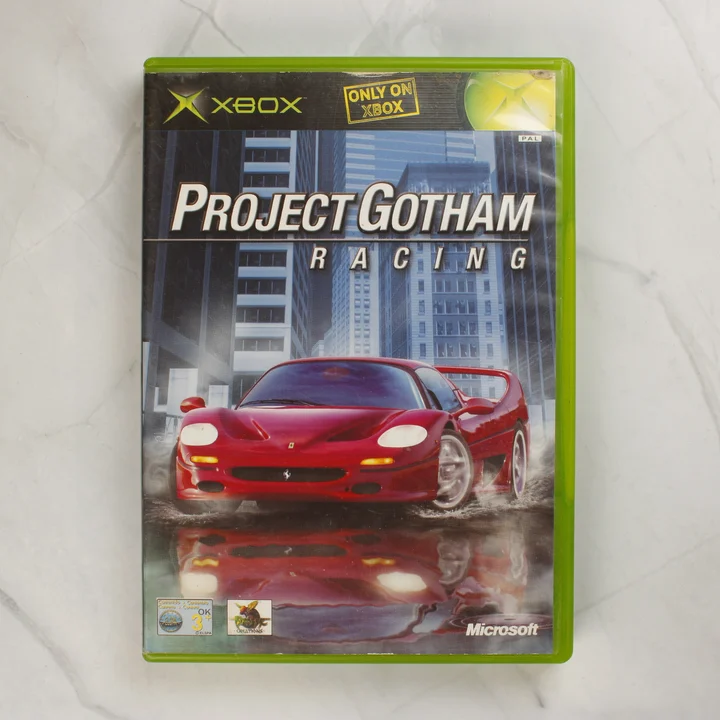 Project Gotham Racing Xbox játék elölnézete