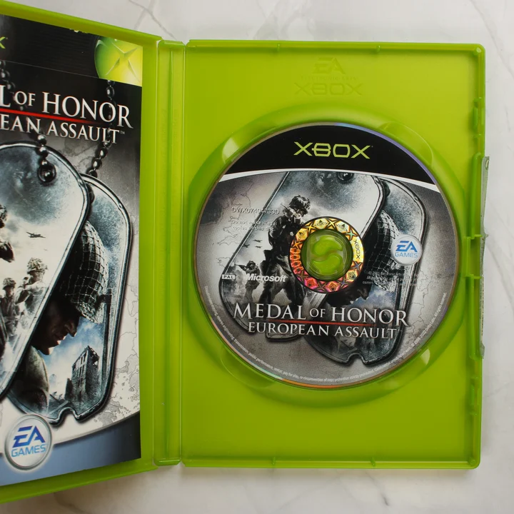 Medal of Honor European Assault Xbox játéklemez a tokban