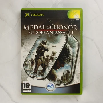 Medal of Honor European Assault Xbox játék előlapja