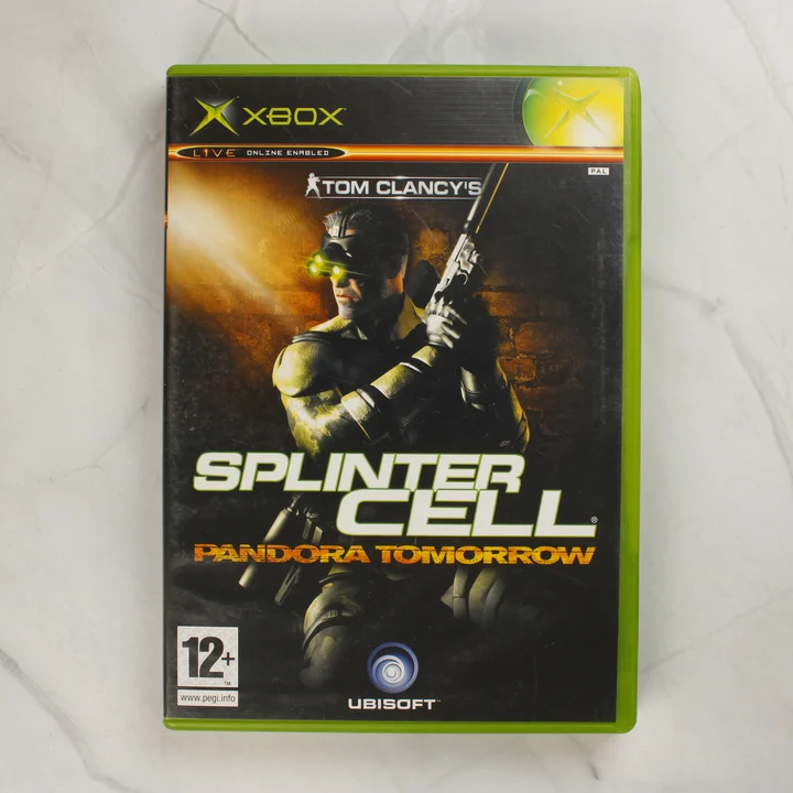 Splinter Cell Pandora Tomorrow Xbox játék előlapja