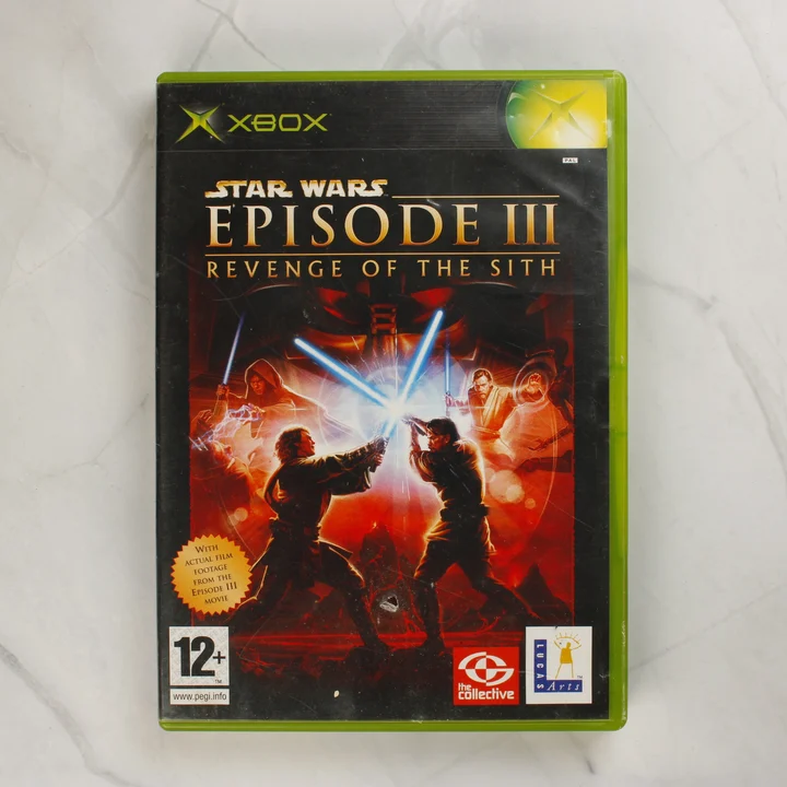 Star Wars Episode III Revenge of the Sith Xbox játék tokja elölről
