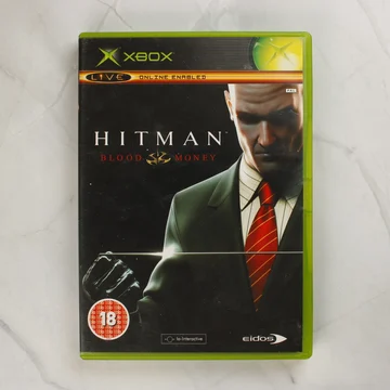 Hitman Blood Money Xbox játék borítója