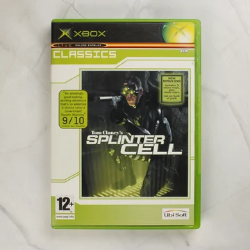 Tom Clancy's Splinter Cell Xbox Classics játék előlapja
