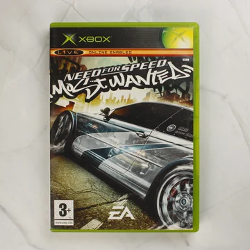 Need for Speed Most Wanted Xbox játék borítója
