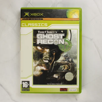 Tom Clancy's Ghost Recon Xbox Classics videójáték tokja elölről