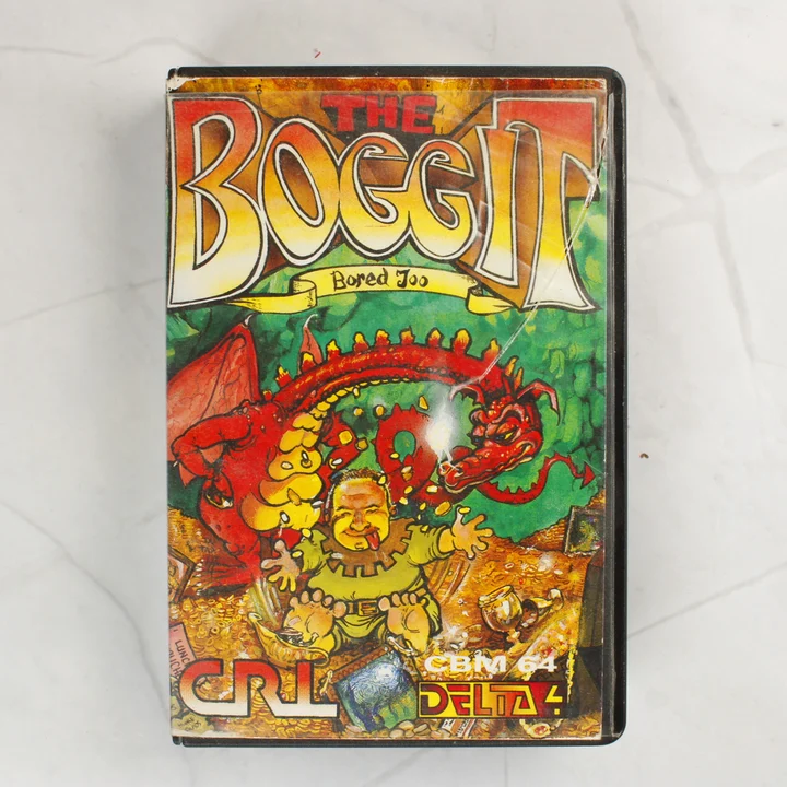 The Boggit Commodore 64 játék tokjának előlapja