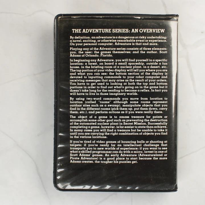 Pirate Adventure Commodore 64 játék tokja hátulról