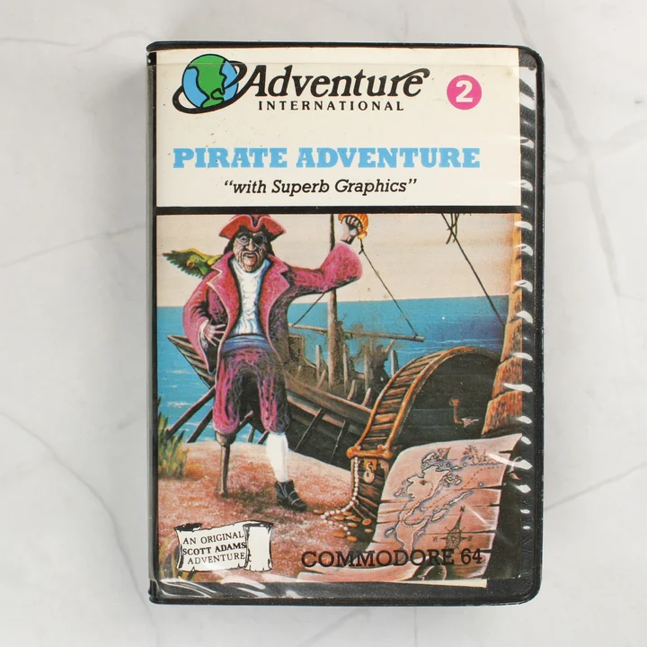 Pirate Adventure Commodore 64 játék tokja elölről