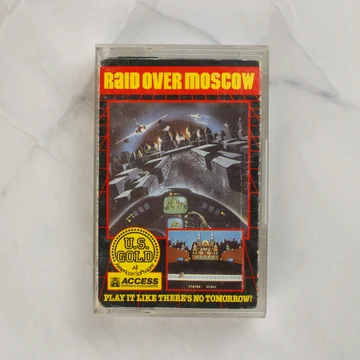 Raid Over Moscow Commodore 64 játék kazetta tokban