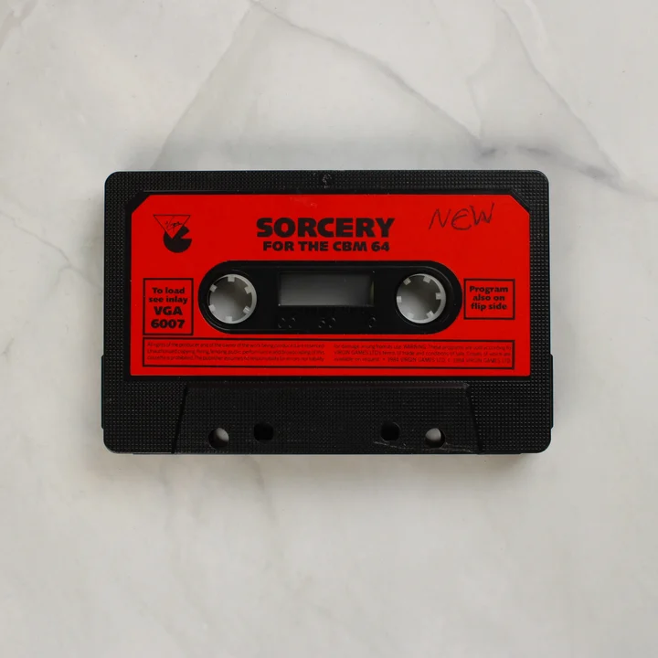 Sorcery videójáték kazetta Commodore 64-hez
