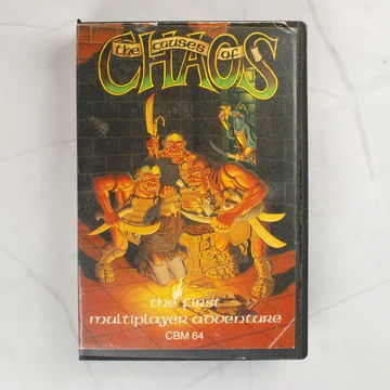 The Causes of Chaos Commodore 64 játék kazetta tokja elölről