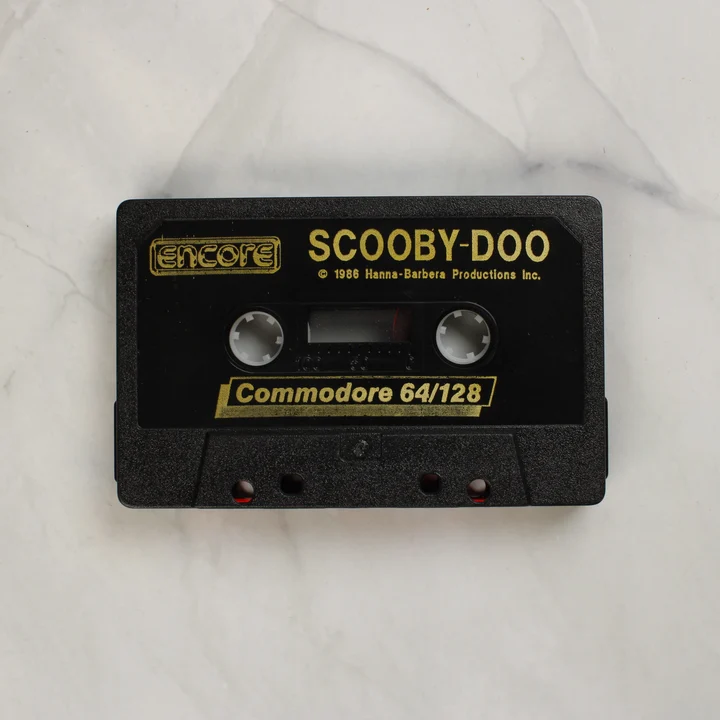 Scooby-Doo Commodore 64 fekete adatkazetta