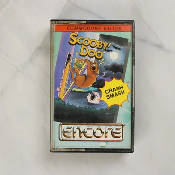 Scooby-Doo Commodore 64 videójáték kazetta tokban