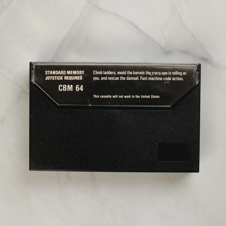 Kongo Kong Commodore 64 játék tokjának hátoldala