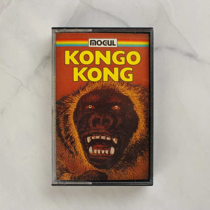 Kongo Kong Commodore 64 játék kazetta tokja elölről