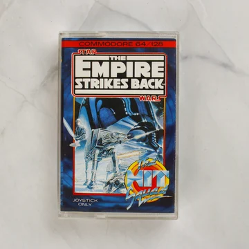Star Wars The Empire Strikes Back Commodore 64 kazetta tokban