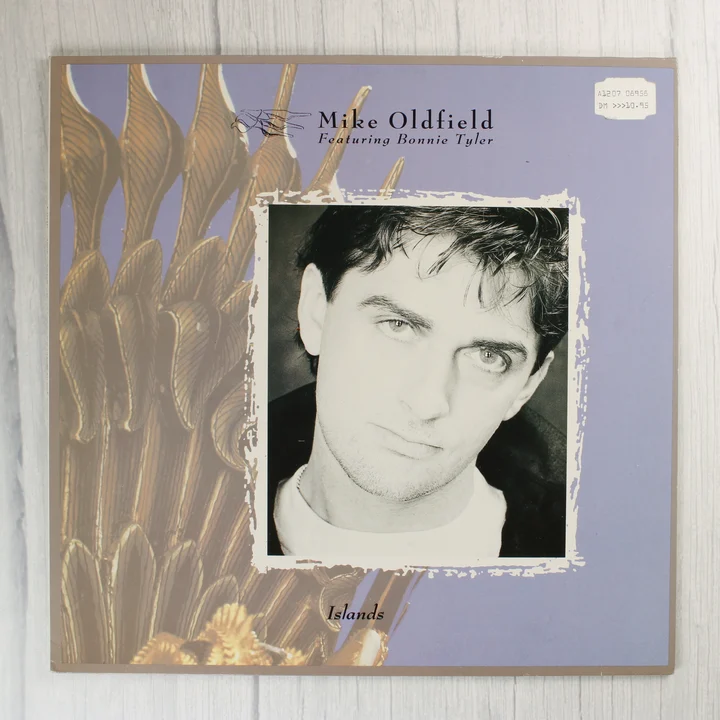 Mike Oldfield Islands bakelit lemez borítója