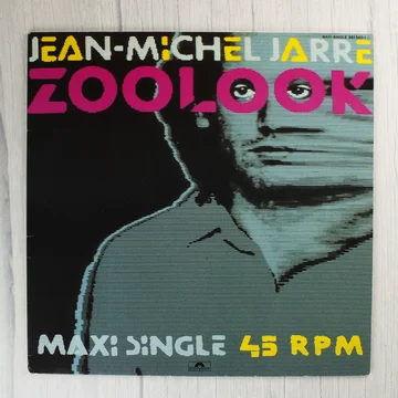 Jean-Michel Jarre Zoolook maxi single bakelit lemez borító előlap