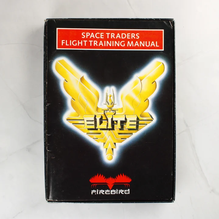 Elite C64 kézikönyv Space Traders Flight Training Manual kézikönyv