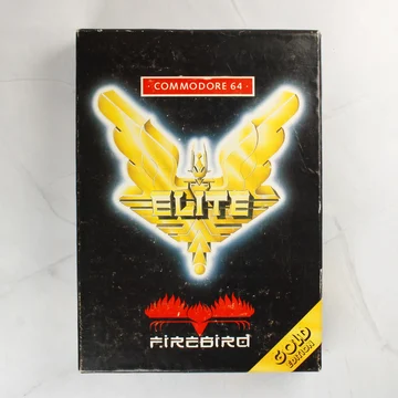 Az Elite Gold Edition Commodore 64 játék dobozának előlapja