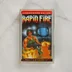 Rapid Fire Commodore 64 videójáték kazetta elölnézete a tokban