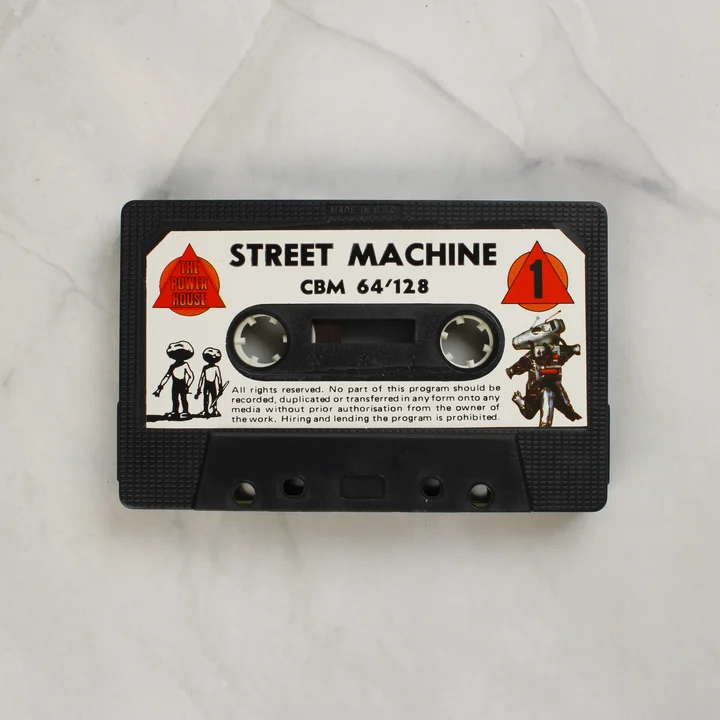 Street Machine Commodore 64 adathordozó kazetta