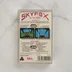 Skyfox Commodore 64 videójáték kazetta tokban hátulnézetből